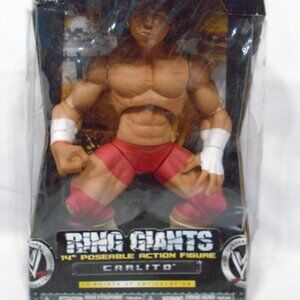 Carlito WWE Jakks Ring Giants Series 9 14" Poseable Wrestling Action Figure